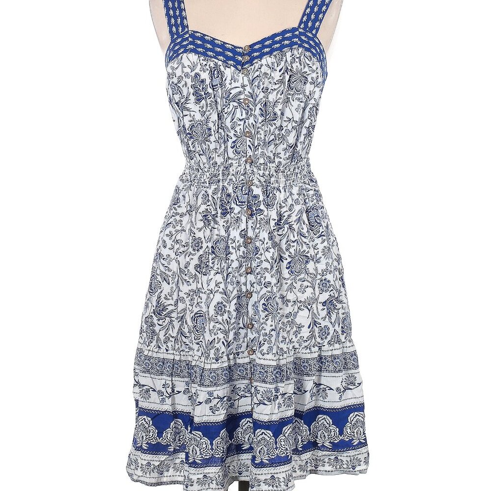 NWT Knox Rose Blue/White Floral Sundress - XXL